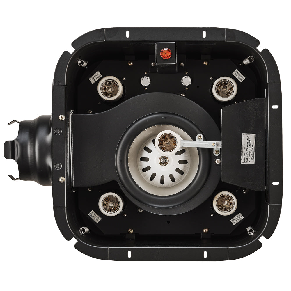 AeroPure A716 90 CFM Quiet Exhaust Fan with Light/Heat - 4 Light Combo