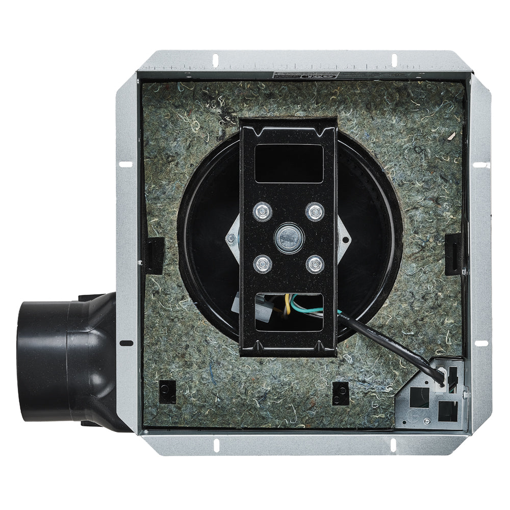 AeroPure AP124H-SL 120 CFM Slim Fit Exhaust Fan with 4000K LED Light Module - Humidity Sensor-White