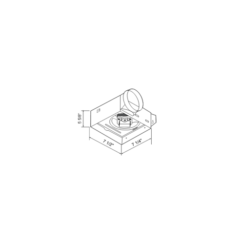 AeroPure CP50-SL 50 CFM Bathroom Exhaust Fan/Light Combo