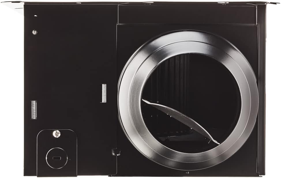 AeroPure ABF80 L6 80 CFM Slim Fit Bathroom Exhaust Fan with LED Light | 0.3 Sones | Round Grille | Energy Star