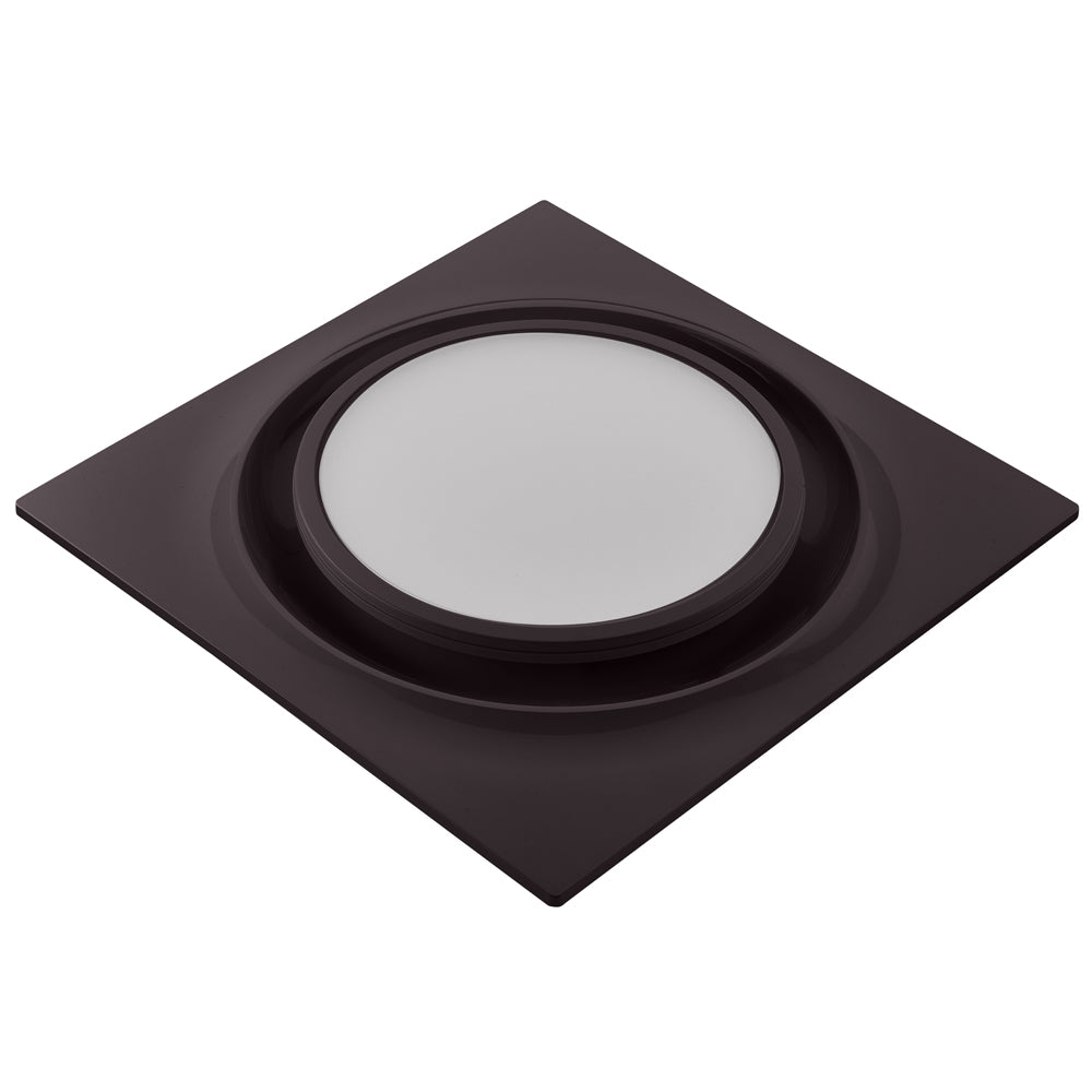 AeroPure ABF80 L6 80 CFM Slim Fit Bathroom Exhaust Fan with LED Light | 0.3 Sones | Round Grille | Energy Star