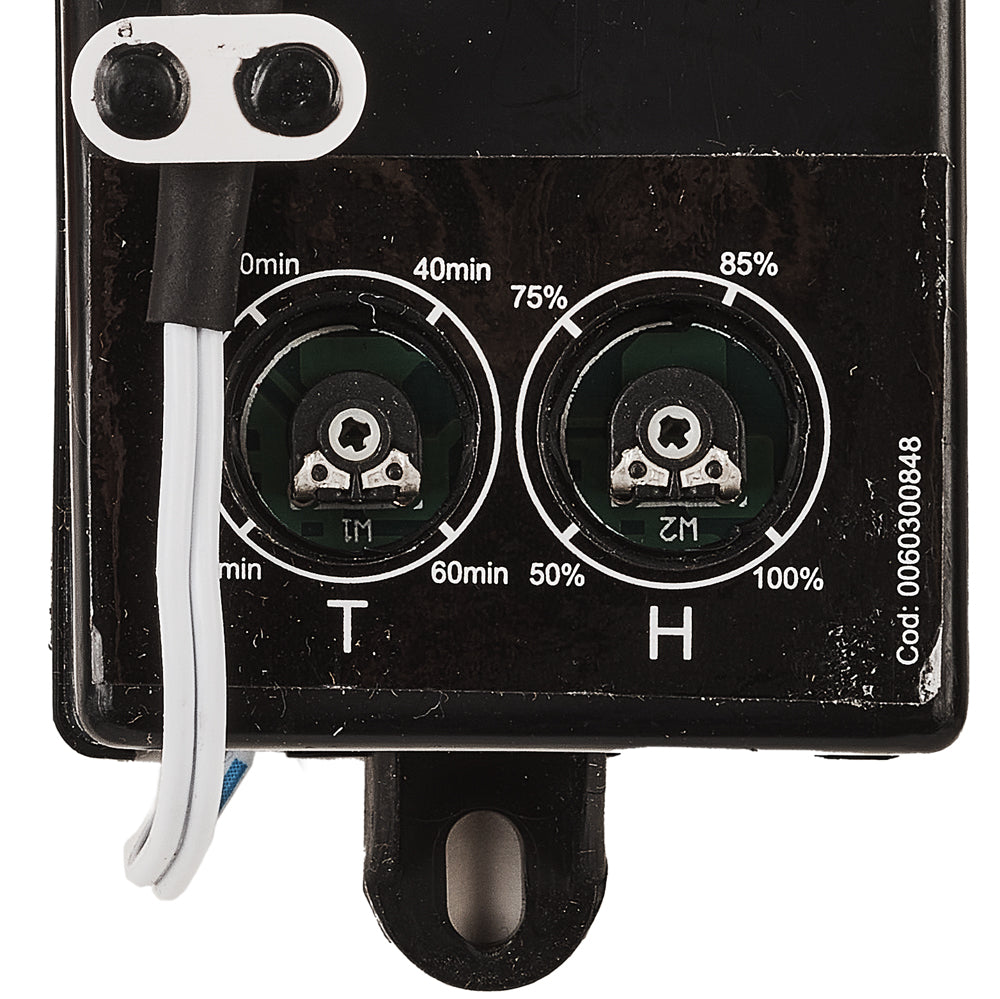 AeroPure AP90H-S 90 CFM Slim Fit Bathroom Exhaust Fan | Humidity Sensor | 0.3 Sones | Fan Only