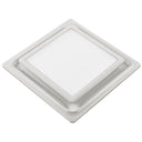 AeroPure ABF110 L5 110 CFM 0.9 Sones Slim Fit Exhaust Fan - AC Motor with LED/Night Light - Square Grille
