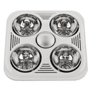 AeroPure A716 90 CFM Quiet Exhaust Fan with Light/Heat - 4 Light Combo